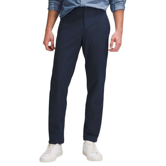 Lululemon ABC Classic-Fit Trouser Warpstreme True Navy Men's Size 33 x 28 EUC - Picture 1 of 9